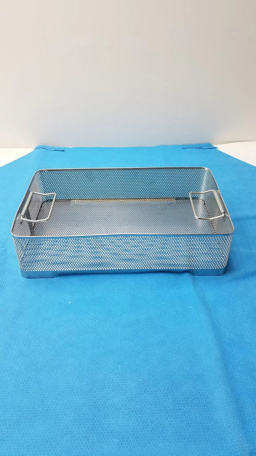 Unbranded Stainless Surgical Instrument Tray Basket – Sterilization Container, Used Surgical Instrument Tray Basket, second-hand product photo 4