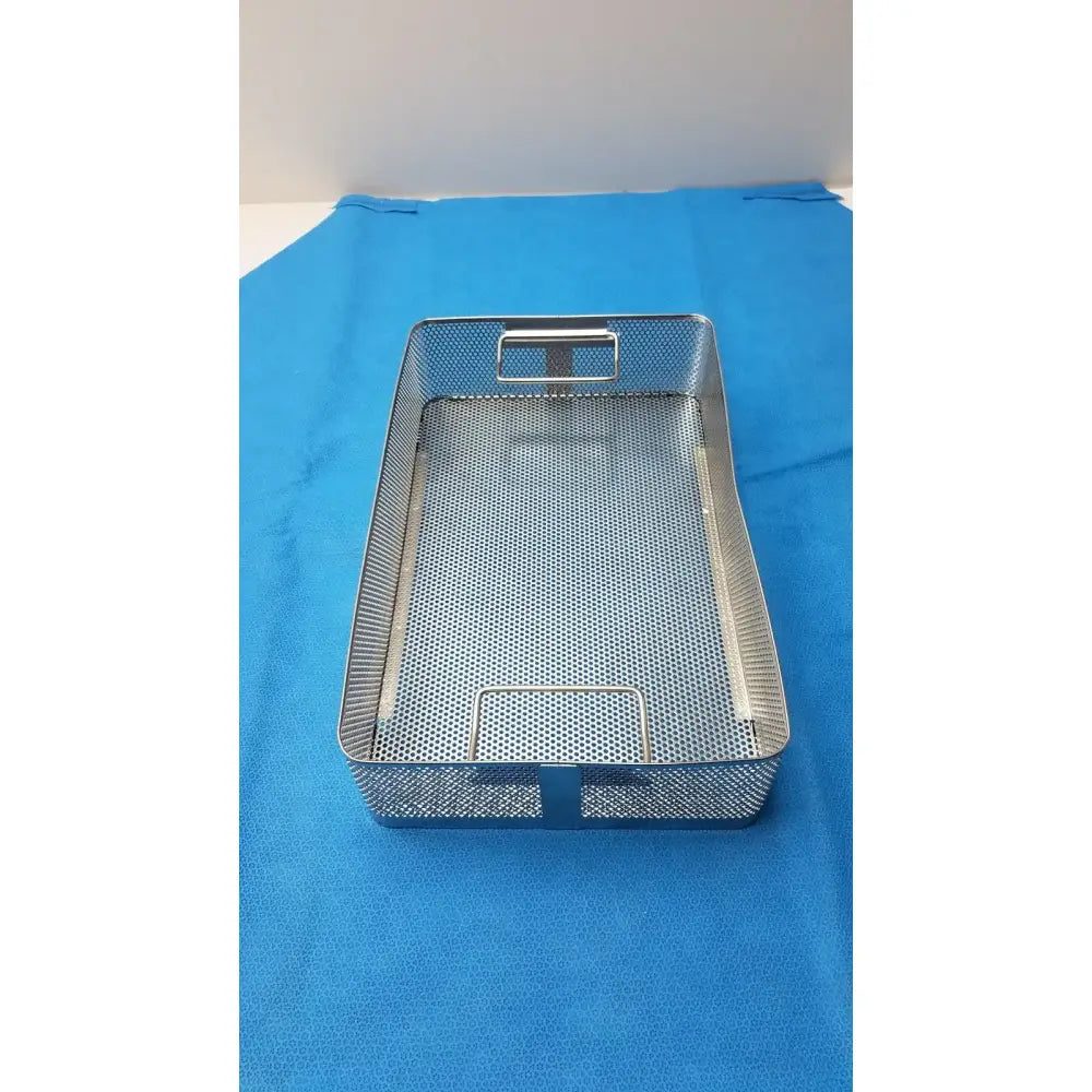 Unbranded Stainless Surgical Instrument Tray Basket – Sterilization Container, Used Surgical Instrument Tray Basket, second-hand product photo 5
