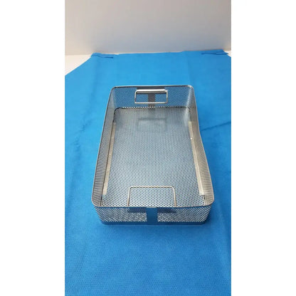 Unbranded Stainless Surgical Instrument Tray Basket – Sterilization Container, Used Surgical Instrument Tray Basket, second-hand product photo 5
