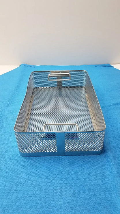 Unbranded Stainless Surgical Instrument Tray Basket – Sterilization Container, Used Surgical Instrument Tray Basket, second-hand product photo 3