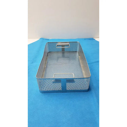 Unbranded Stainless Surgical Instrument Tray Basket – Sterilization Container, Used Surgical Instrument Tray Basket, second-hand product photo 3
