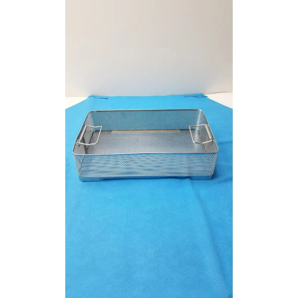 Unbranded Stainless Surgical Instrument Tray Basket – Sterilization Container, Used Surgical Instrument Tray Basket, second-hand product photo 4