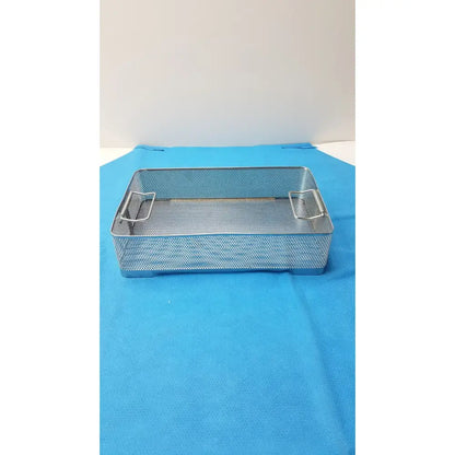 Unbranded Stainless Surgical Instrument Tray Basket – Sterilization Container, Used Surgical Instrument Tray Basket, second-hand product photo 4