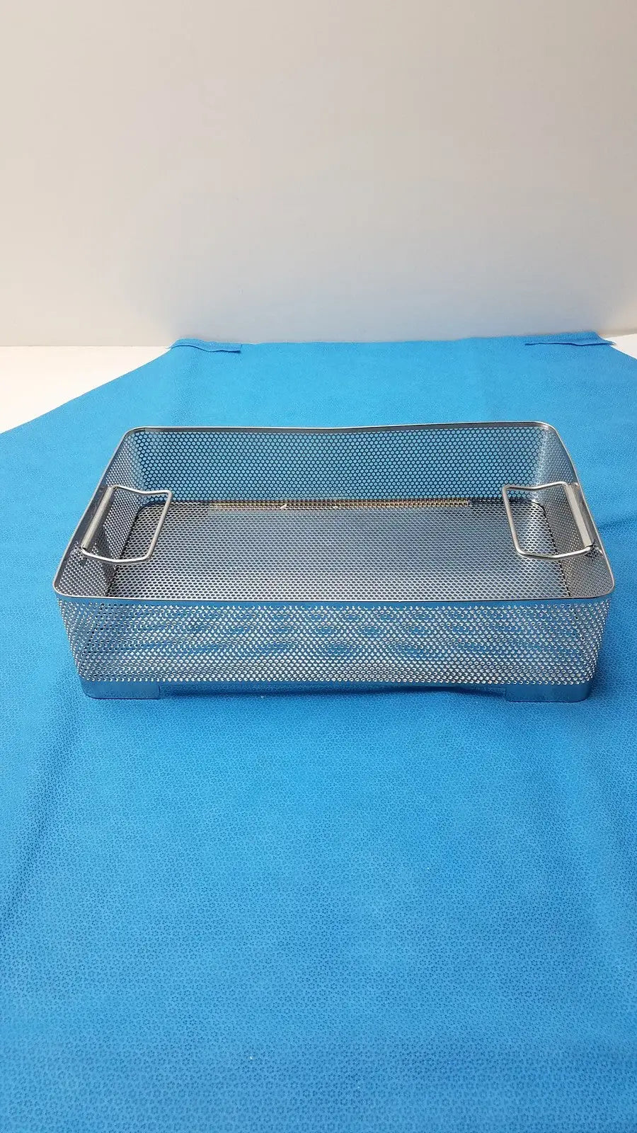 Unbranded Stainless Surgical Instrument Tray Basket – Sterilization Container, Used Surgical Instrument Tray Basket, second-hand product photo 2