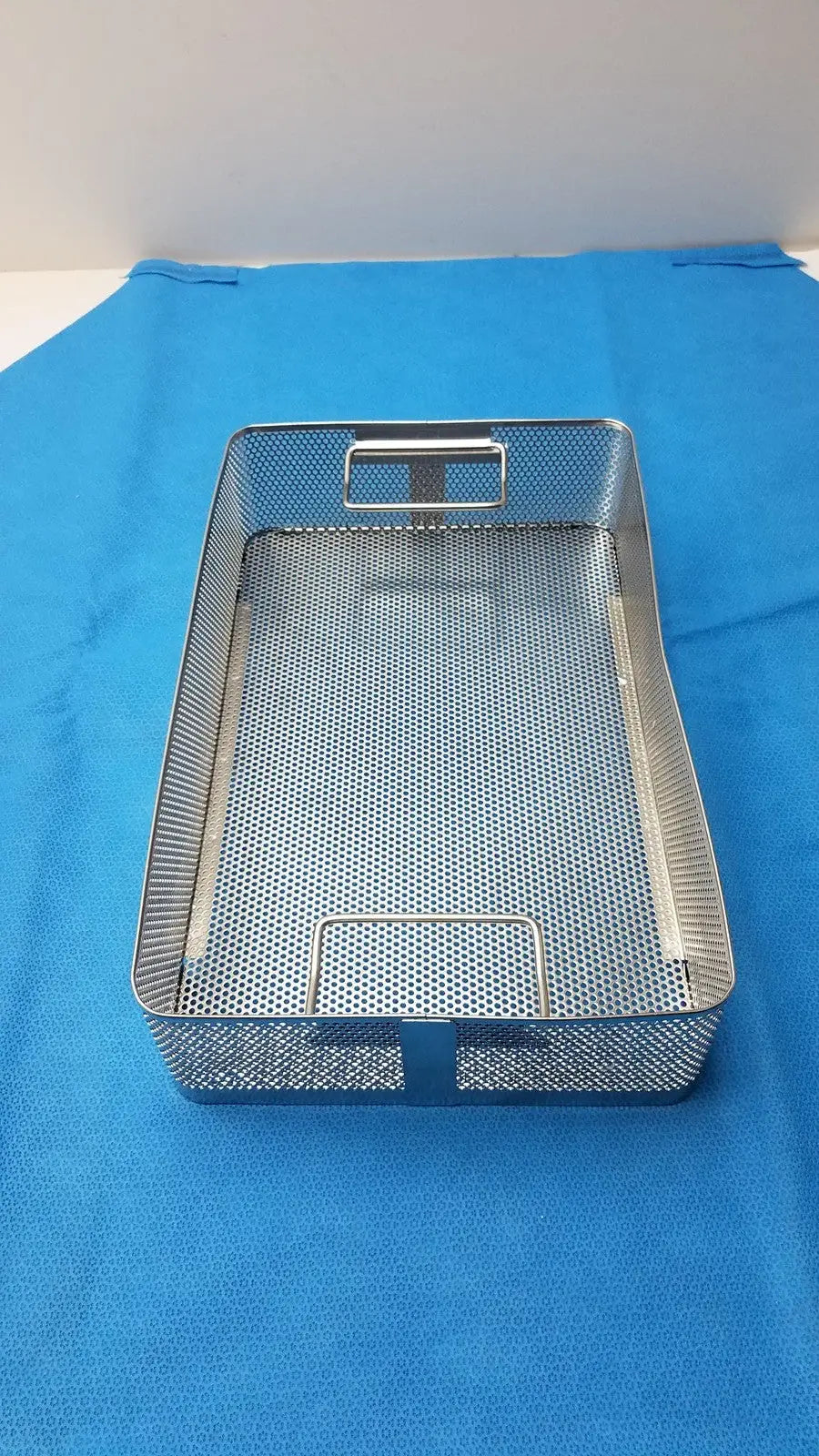 Unbranded Stainless Surgical Instrument Tray Basket – Sterilization Container, Used Surgical Instrument Tray Basket, second-hand product photo 5