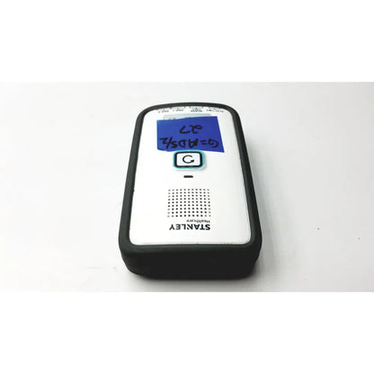 Stanley healthcare m200 nurse call unit with extras featuring a black rubberized casing and white speaker front panel