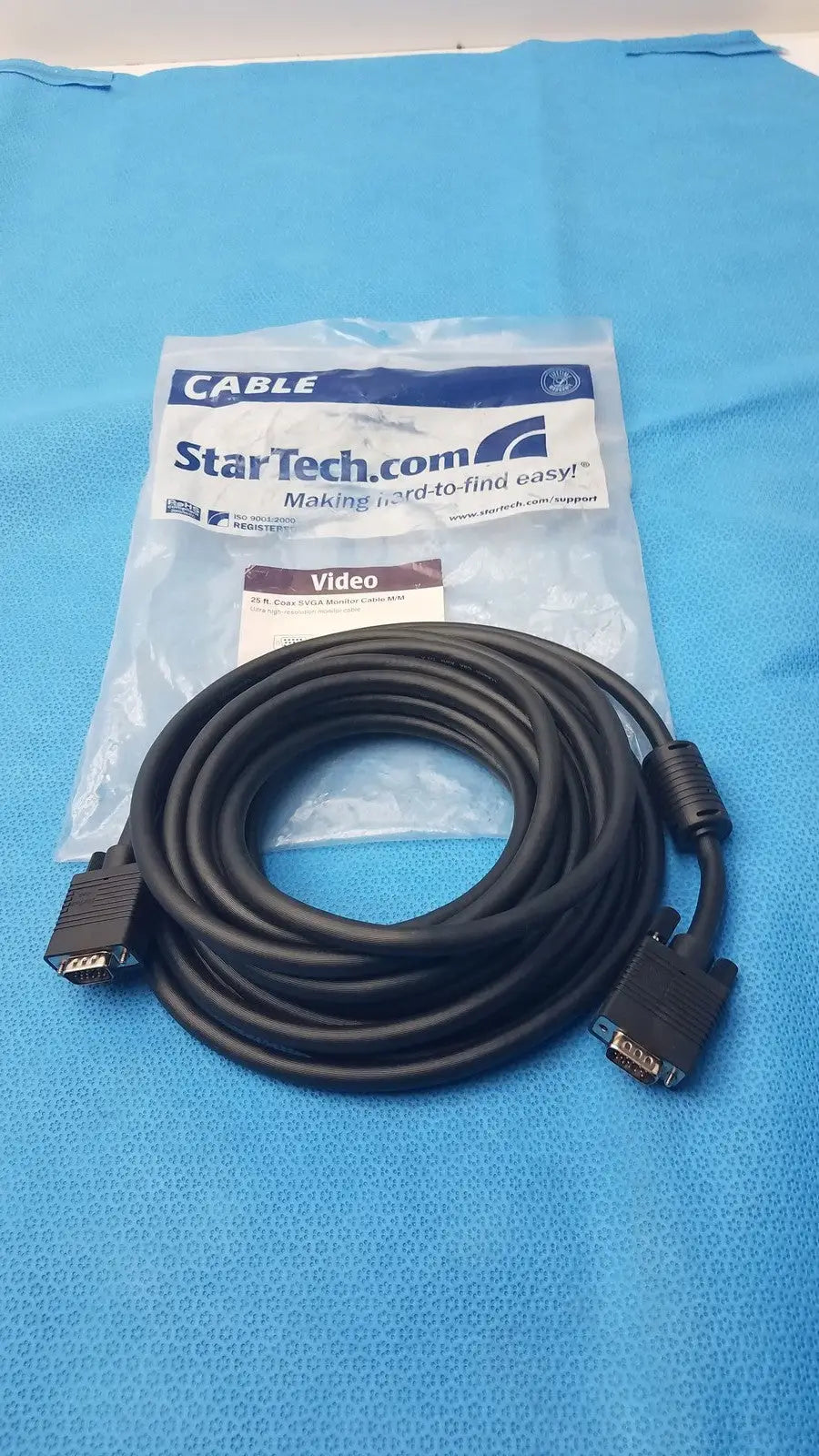 Reuse Medical StarTech 10 ft DVI Male to Male Cable DVIDMM10 AV Video Cable Video Cables & Interconnects, second-hand product photo 1