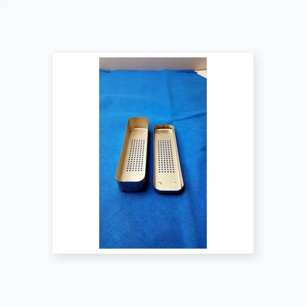 Unbranded Steel Medical Sterilization Case Tray – Surgical Healthcare Equipment, Used Sterilization Tray, second-hand product photo 5