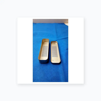 Unbranded Steel Medical Sterilization Case Tray – Surgical Healthcare Equipment, Used Sterilization Tray, second-hand product photo 5
