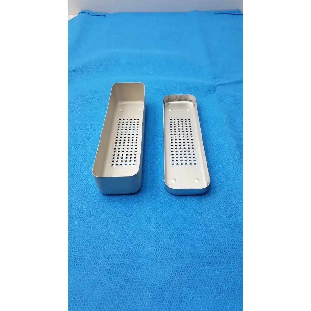 Unbranded Steel Medical Sterilization Case Tray – Surgical Healthcare Equipment, Used Sterilization Tray, second-hand product photo 2