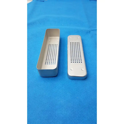 Unbranded Steel Medical Sterilization Case Tray – Surgical Healthcare Equipment, Used Sterilization Tray, second-hand product photo 3
