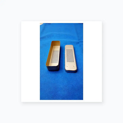 Unbranded Steel Medical Sterilization Case Tray – Surgical Healthcare Equipment, Used Sterilization Tray, second-hand product photo 3