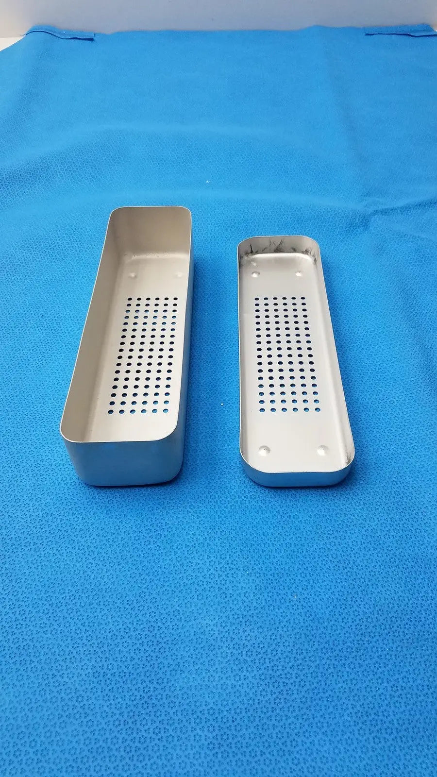 Unbranded Steel Medical Sterilization Case Tray – Surgical Healthcare Equipment, Used Sterilization Tray, second-hand product photo 2