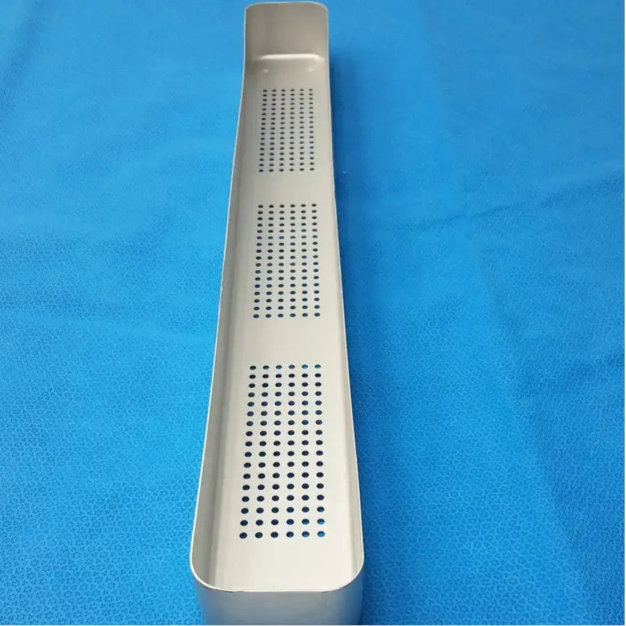 Unbranded Sterilization Metal Scope Container 24" x 3.5" x 2" – Surgical Instrument Case Sterilization Container, second-hand product photo 2