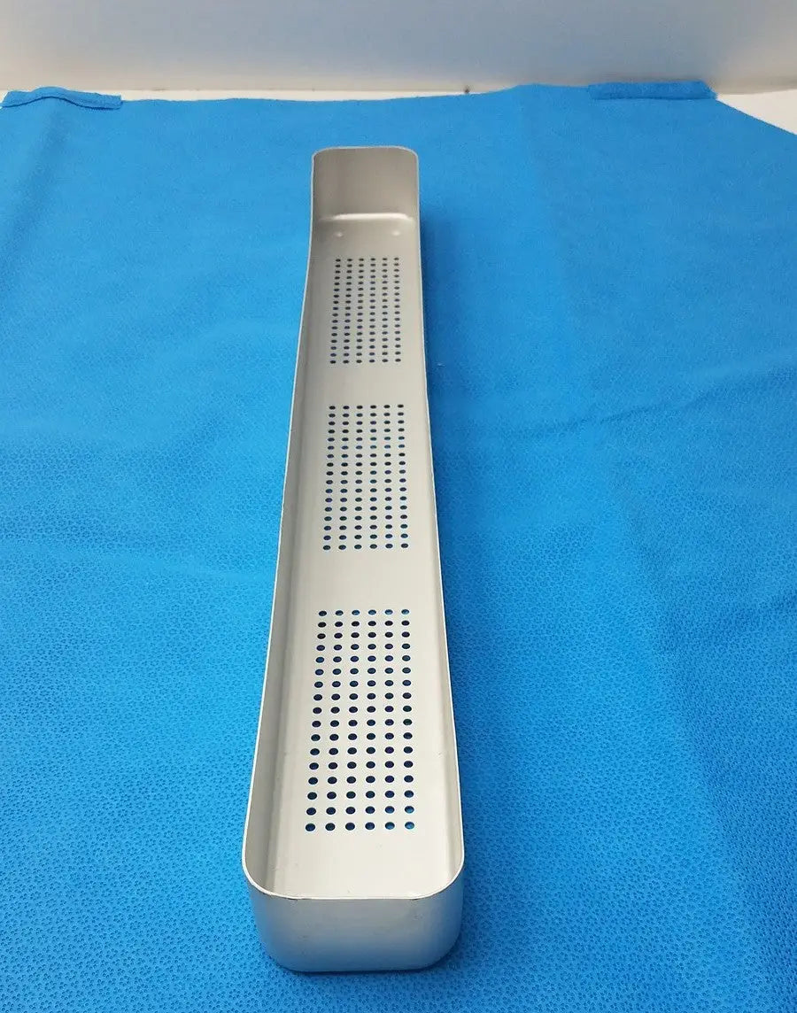 Unbranded Sterilization Metal Scope Container 24" x 3.5" x 2" – Surgical Instrument Case Sterilization Container, second-hand product photo 1