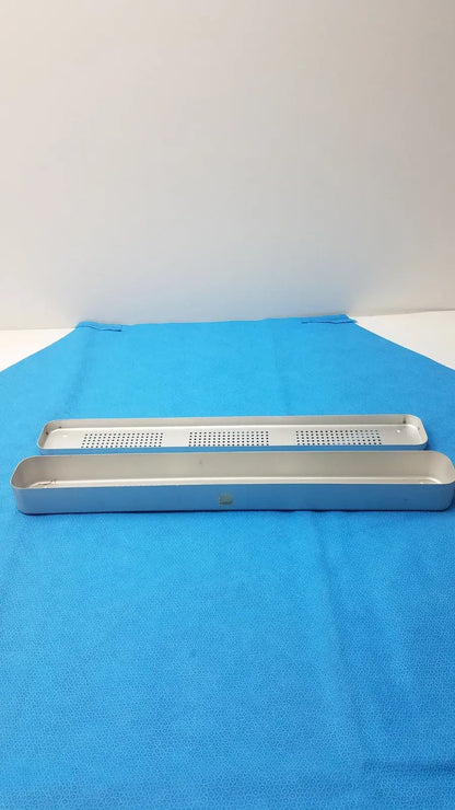 Unbranded Sterilization Metal Scope Container Tray 24"x3.5"x2" – Used Surgical Holder Sterilization Container Tray, second-hand product photo 4