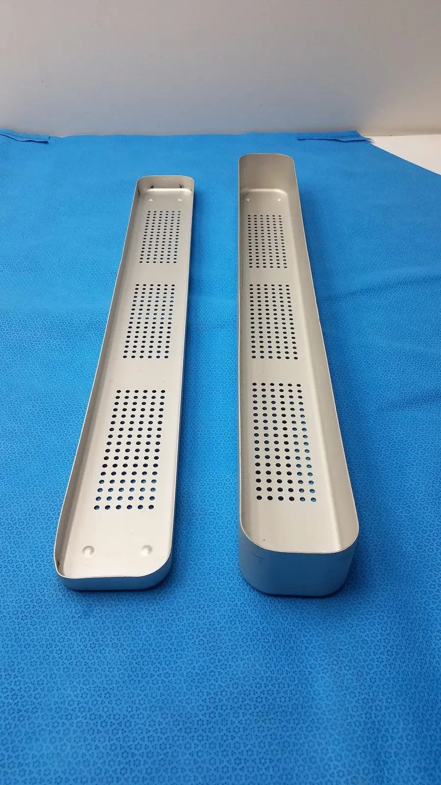 Unbranded Sterilization Metal Scope Container Tray 24"x3.5"x2" – Used Surgical Holder Sterilization Container Tray, second-hand product photo 3
