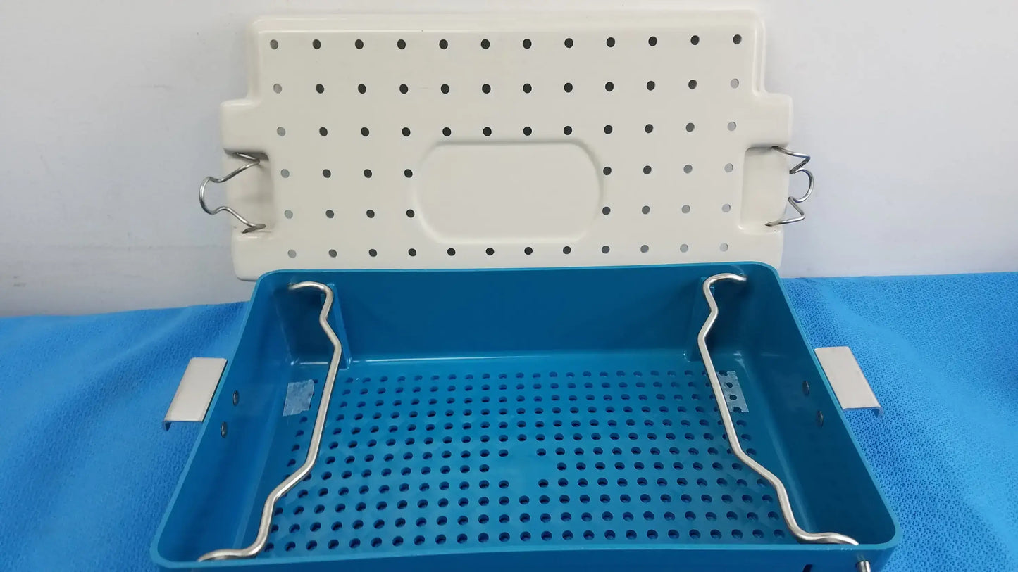 Reuse Medical Equipment Sterilization Storage Container With Lid Sterilization and Storage Container, second-hand product photo 1