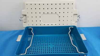 Reuse Medical Equipment Sterilization Storage Container With Lid Sterilization and Storage Container, second-hand product photo 1