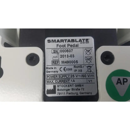 Stokert SmartAblate System Foot Pedal Ref M490005 Foot Pedal Control, second-hand product photo 9