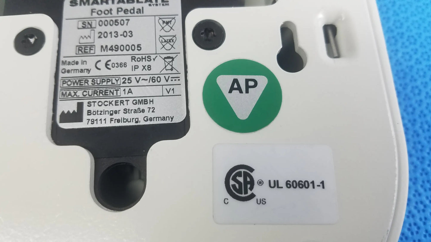 Stokert SmartAblate System Foot Pedal Ref M490005 Foot Pedal Control, second-hand product photo 10
