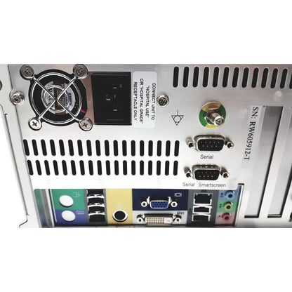 Silver industrial-grade storz karl storz-endoscope aida hd connect medical device with multiple ports and cooling fan back side