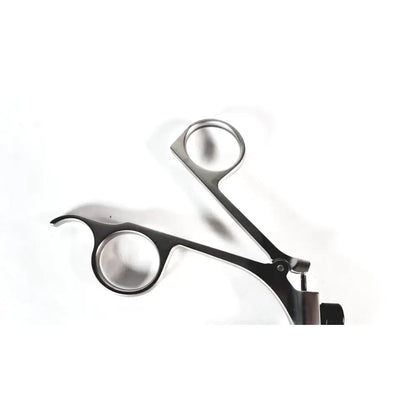 Storz laparoscopy forceps stainless steel surgical instrument with ergonomic rounded handles and polished finish