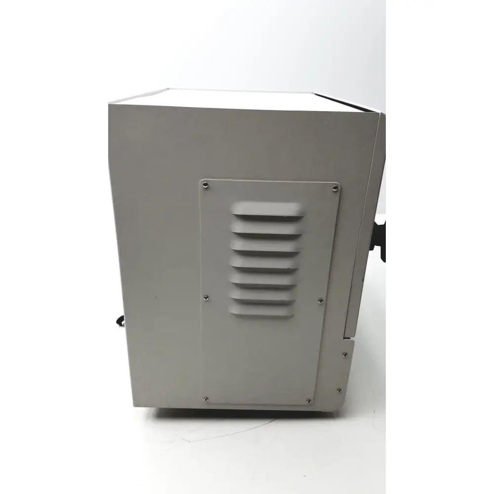 Gray metal industrial stovall affymetrix gene chip 320 hybridization oven model h010115 with rectangular vent grille