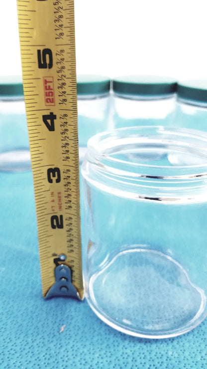 Unbranded Straight Round Sided Leak Proof Jar with Plastic Lid 3.5 X 3 In Lot of 6 Specimen Container, second-hand product photo 6