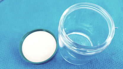 Unbranded Straight Round Sided Leak Proof Jar with Plastic Lid 3.5 X 3 In Lot of 6 Specimen Container, second-hand product photo 3