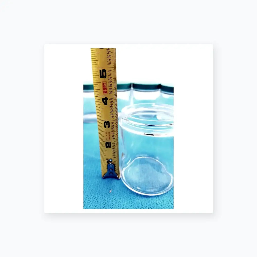 Unbranded Straight Round Sided Leak Proof Jar with Plastic Lid 3.5 X 3 In Lot of 6 Specimen Container, second-hand product photo 6
