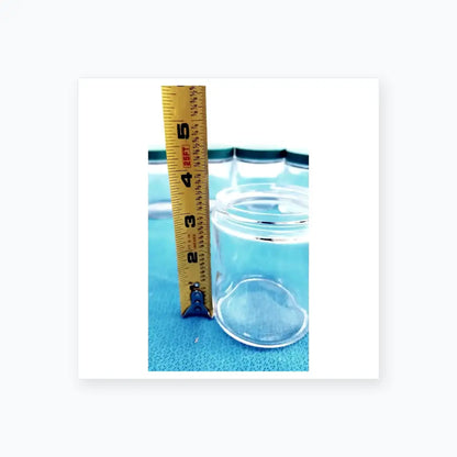 Unbranded Straight Round Sided Leak Proof Jar with Plastic Lid 3.5 X 3 In Lot of 6 Specimen Container, second-hand product photo 6