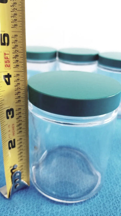 Unbranded Straight Round Sided Leak Proof Jar with Plastic Lid 3.5 X 3 In Lot of 6 Specimen Container, second-hand product photo 5