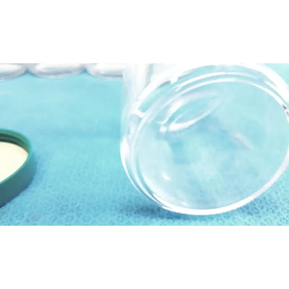 Unbranded Straight Round Sided Leak Proof Jar with Plastic Lid 3.5 X 3 In Lot of 6 Specimen Container, second-hand product photo 4