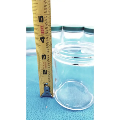 Unbranded Straight Round Sided Leak Proof Jar with Plastic Lid 3.5 X 3 In Lot of 6 Specimen Container, second-hand product photo 6