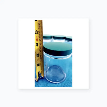 Unbranded Straight Round Sided Leak Proof Jar with Plastic Lid 3.5 X 3 In Lot of 6 Specimen Container, second-hand product photo 5