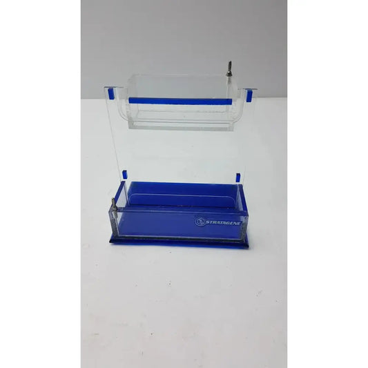 Stratagene Dental Blue and Clear Color Box Lab Storage Box, second-hand product photo 1