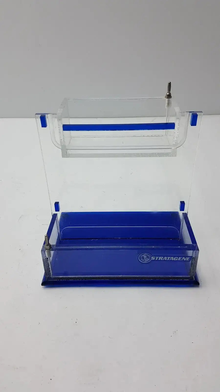 Stratagene Dental Blue and Clear Color Box Lab Storage Box, second-hand product photo 5