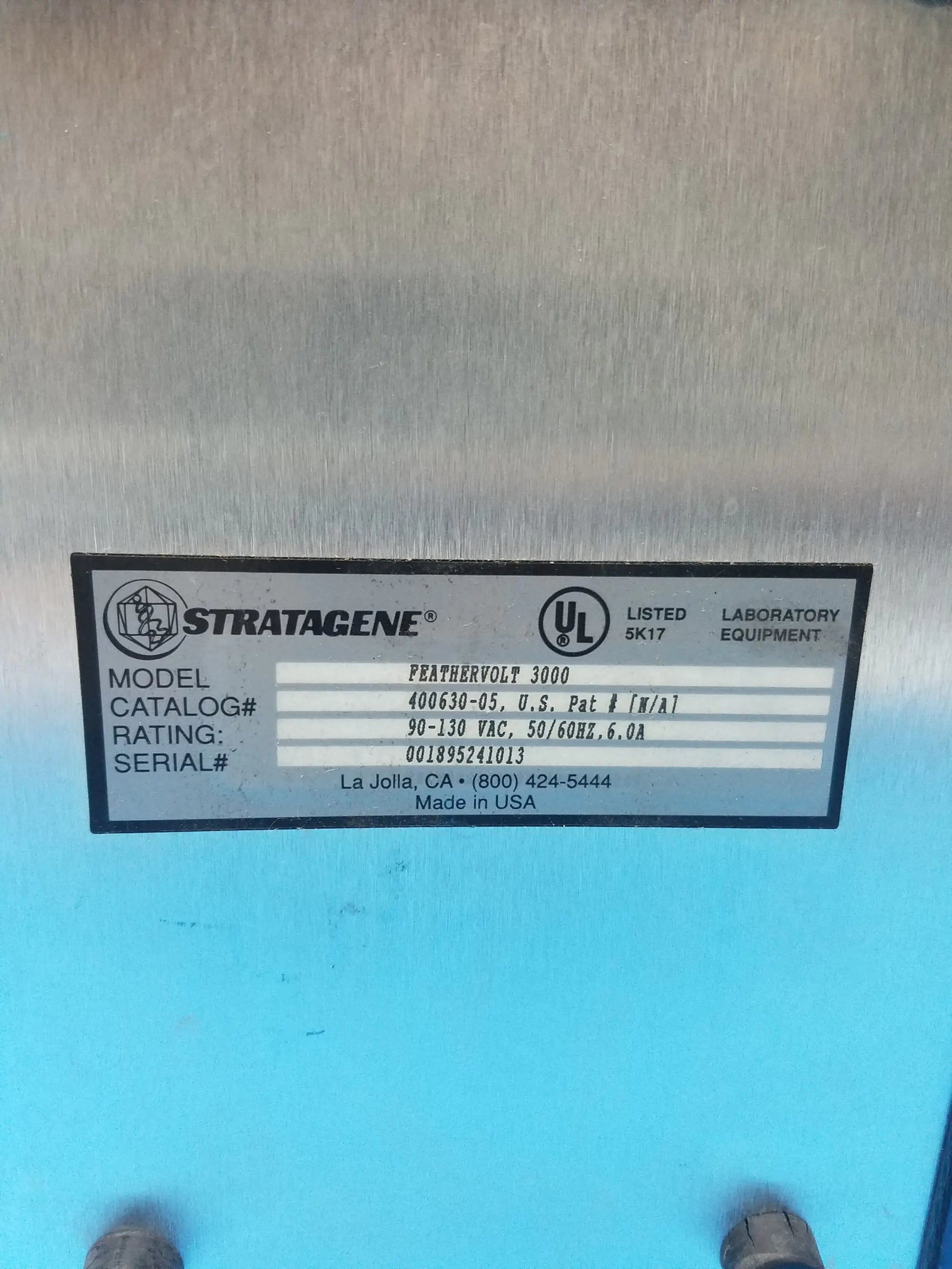 Stratagene Feather Volt 3000 Electrophoresis Power Supply Electrophoresis Power Supply, second-hand product photo 18
