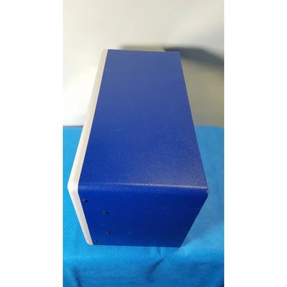 Blue and white rectangular stratagene stratalinker uv 1800 crosslinker with matte finish for reuse medical applications