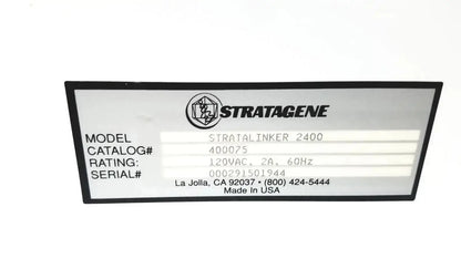 Stratagene UV Stratalinker 2400 UV Crosslinker UV Crosslinker, second-hand product photo 8