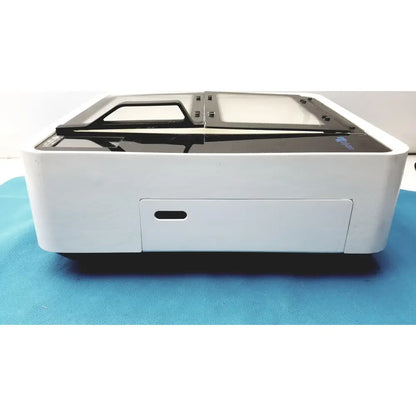 White laser engraving machine with black top and front access panel for straya ref 100 500 strava splint bath use