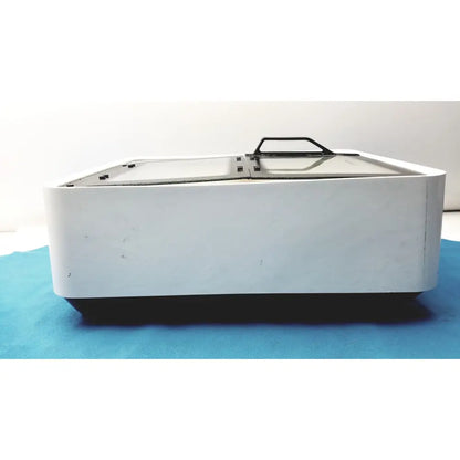 White rectangular laboratory incubator straya ref 100.500 strava splint bath with black handle and base