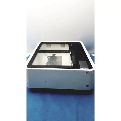 White rectangular straya ref laser engraving machine with black glass panels and digital display for strava splint bath use