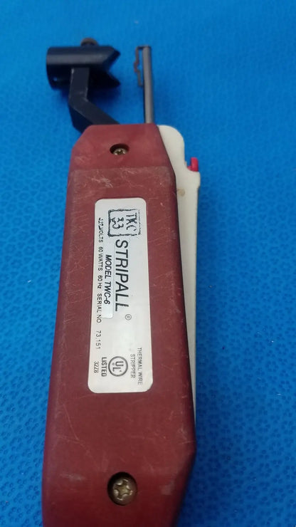 Stripall Model TWC-6 With Impulse Temperature Control Model TC-1 Thermal Wire Stripper, second-hand product photo 4
