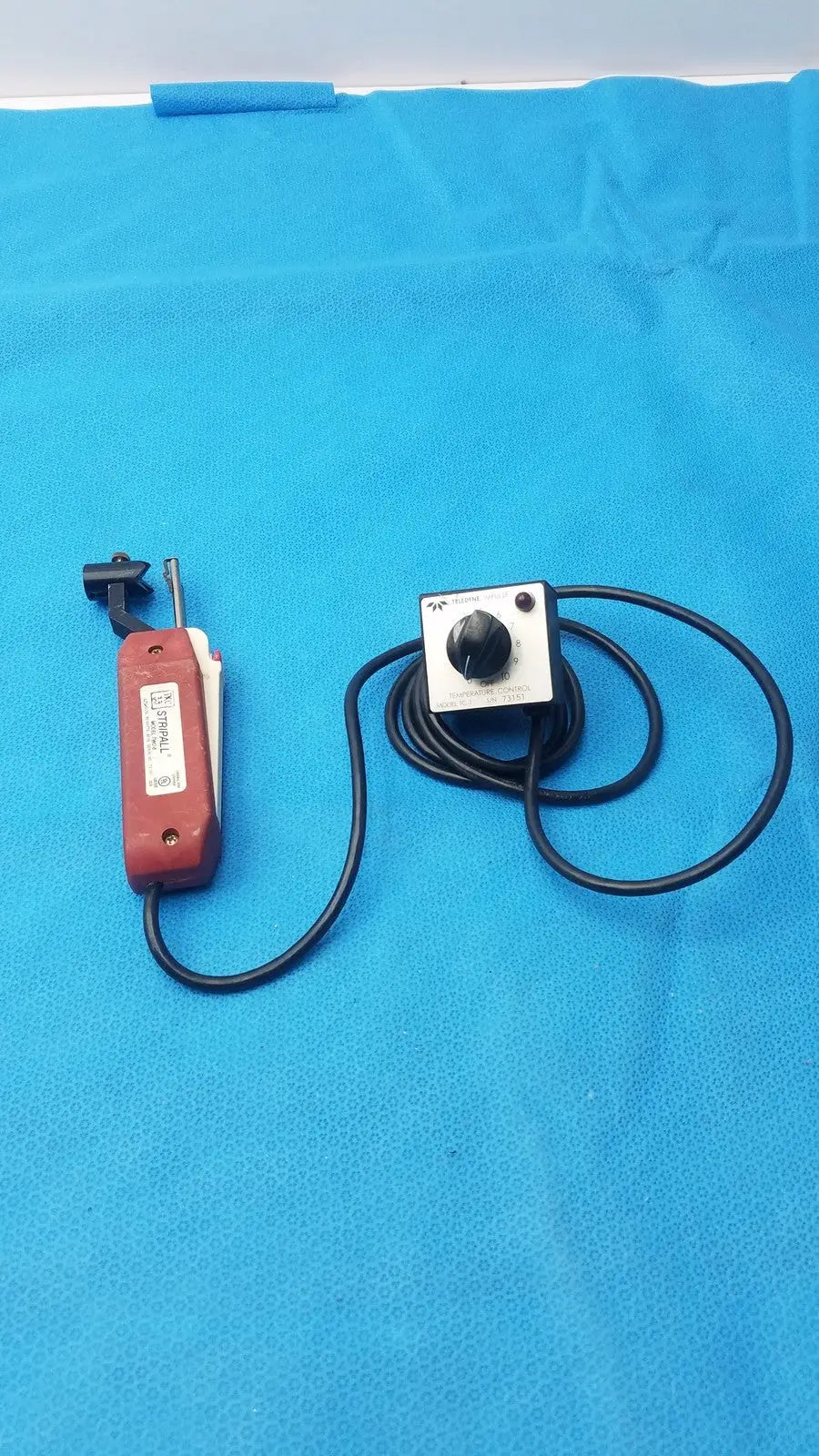 Stripall Model TWC-6 With Impulse Temperature Control Model TC-1 Thermal Wire Stripper, second-hand product photo 1