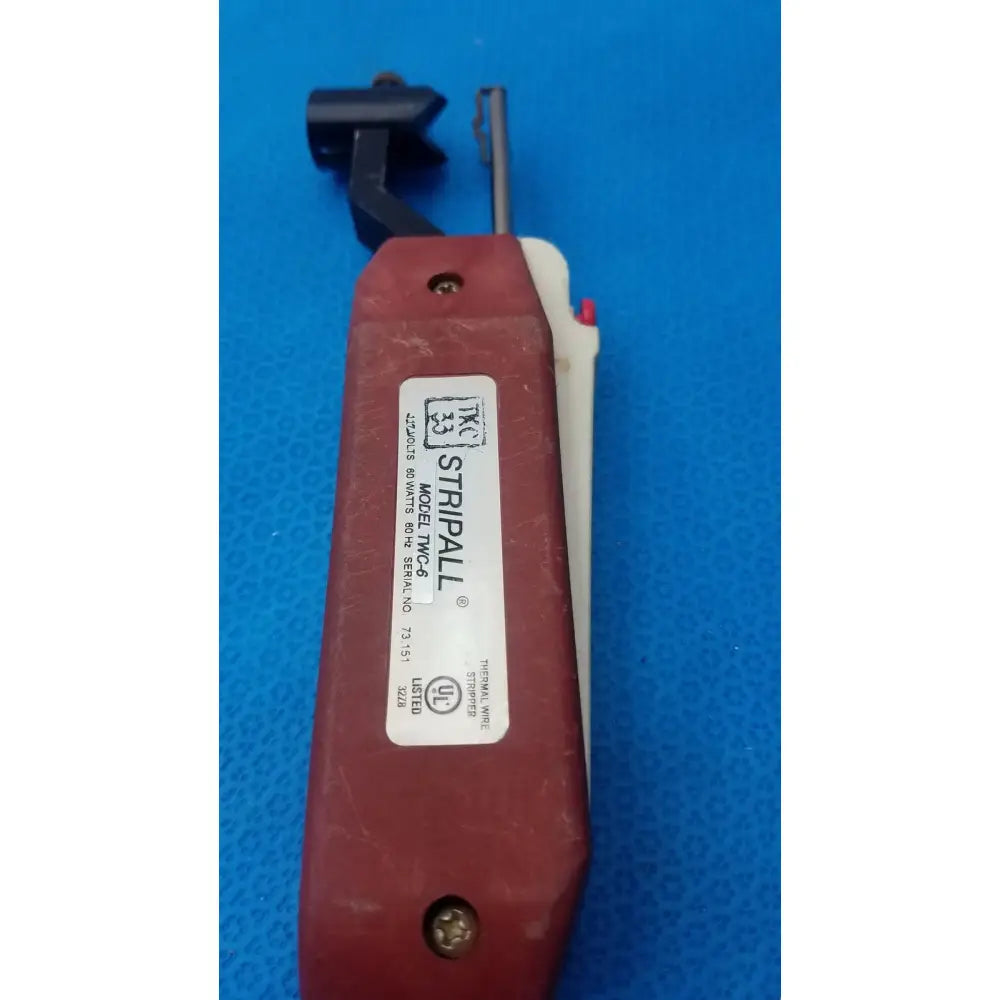 Stripall Model TWC-6 With Impulse Temperature Control Model TC-1 Thermal Wire Stripper, second-hand product photo 4