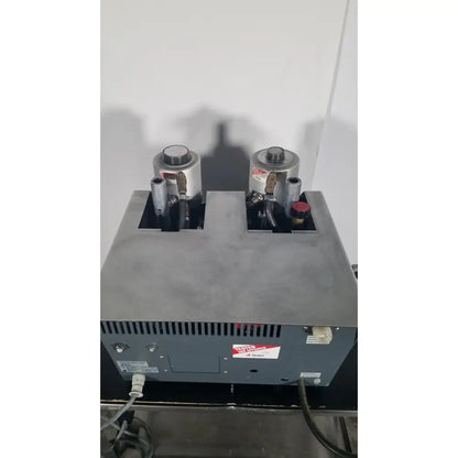 Industrial gray metal struers prontopress-20 dual-cylinder metallographic specimen hot mounting machine with two pressure heads and hoses