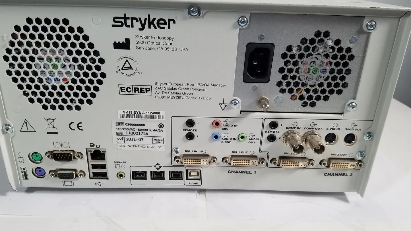 Stryker 0240050988 SDC Ultra HD Image Information Management System Image Management System, as-is (for parts) product photo 9