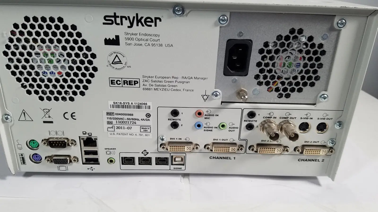 Stryker 0240050988 SDC Ultra HD Image Information Management System Image Management System, as-is (for parts) product photo 9